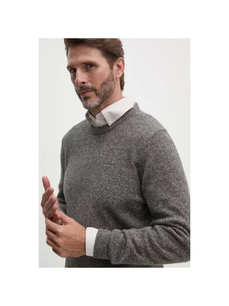 Barbour Sweter Tisbury  szary