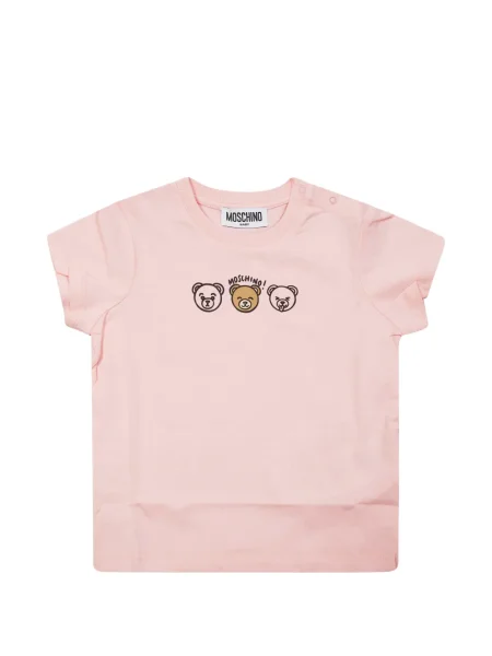 Koszulka dziecięca Moschino różowa