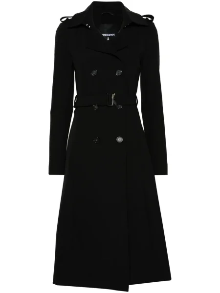 Trencz Patrizia Pepe dwurzędowy czarny