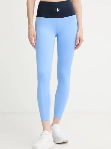 Calvin Klein Performance legginsy niebieskie