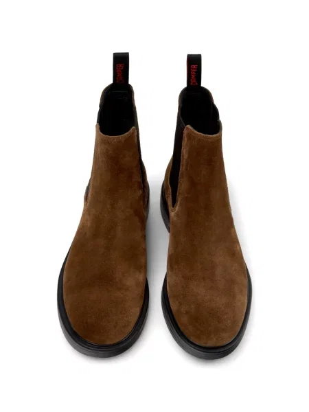 Botine chelsea Camper din piele de căprioară maro