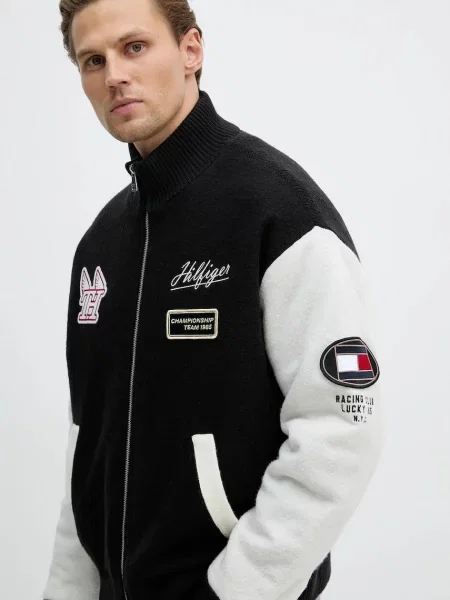 Tommy Hilfiger Вълнено яке черно