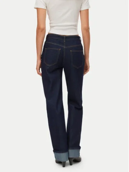 Vero Moda Farmer Vmallison Mr Straight Rosebelt Jns sötétkék