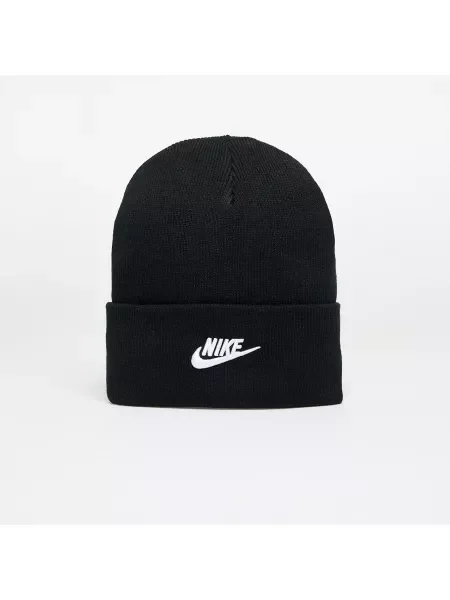 Czapka zimowa Nike Peak Futura Beanie black/white biała