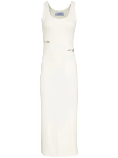 Rochie maxi Gloria Coelho de costum alb