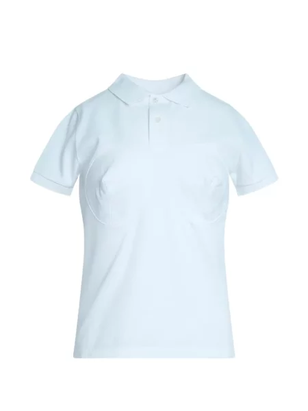 Tricou polo Vaquera alb