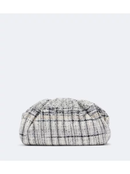 Geantă plic Missoni tricotate gri