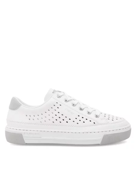 Sneakersy Rieker białe
