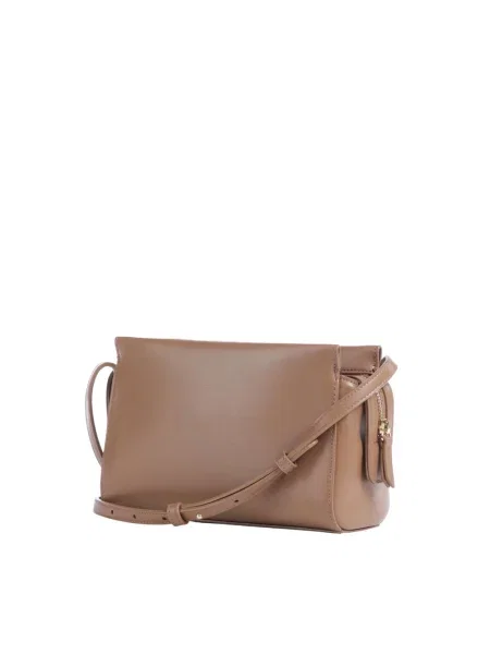 Torebka crossbody Armani Exchange skórzana brązowa