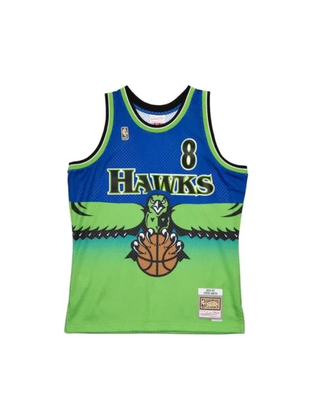 Lniana koszulka sportowa Mitchell & Ness zielona