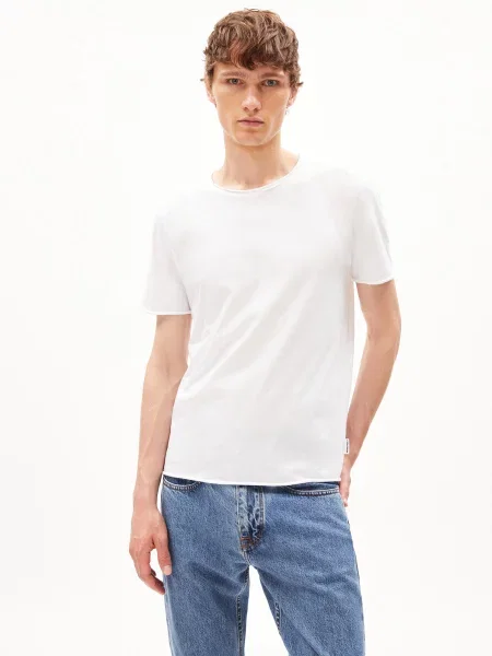 ARMEDANGELS Tričko JAAMES BRUSHED bílá