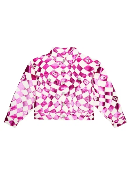 Τζιν μπουφάν Mm6 Maison Margiela ροζ