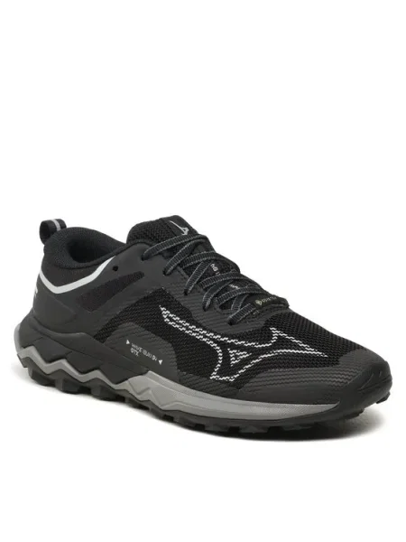Női futócipő Mizuno Wave Ibuki 4 GTX fekete/ezüst/csendes. Méret: EU fekete