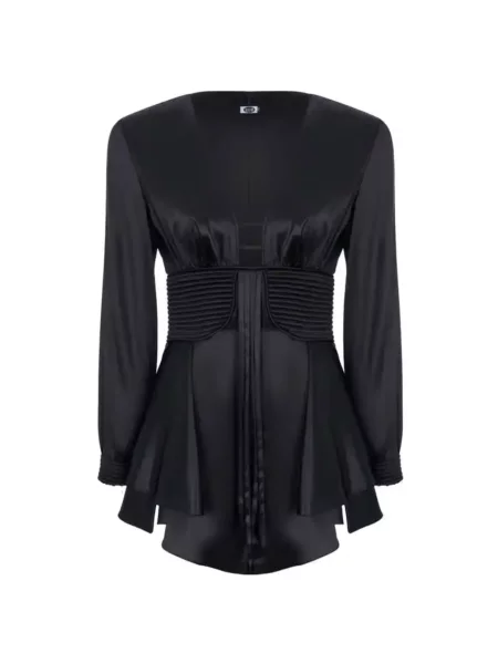 Femif Комбінезон Шовк чорний