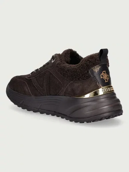 Guess sneakersy brązowe
