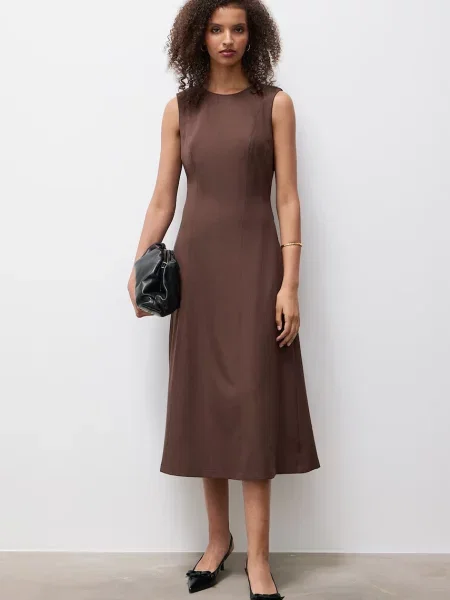 Answear.LAB rochie cu maro