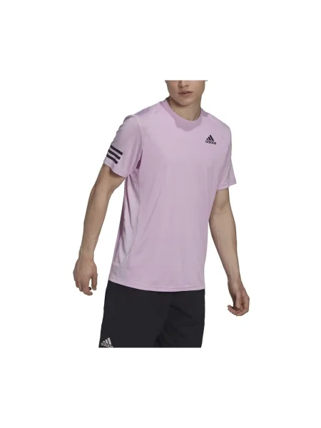 Tricou Adidas cu dungi violet
