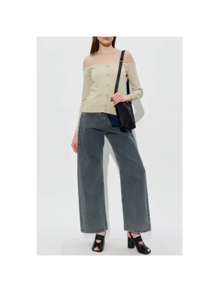 Sweter Mm6 Maison Margiela beżowy