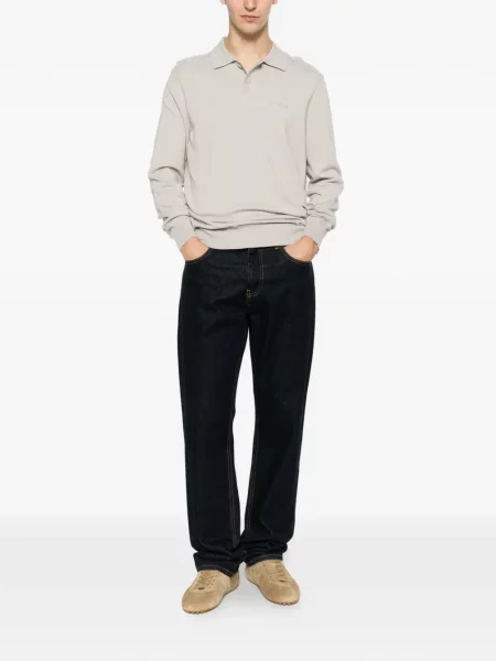 Gulerat tricou polo Boss cu autograf