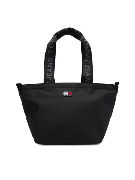 Tommy Jeans Дамска чанта Tjw Ess Daily Mini Tote черен