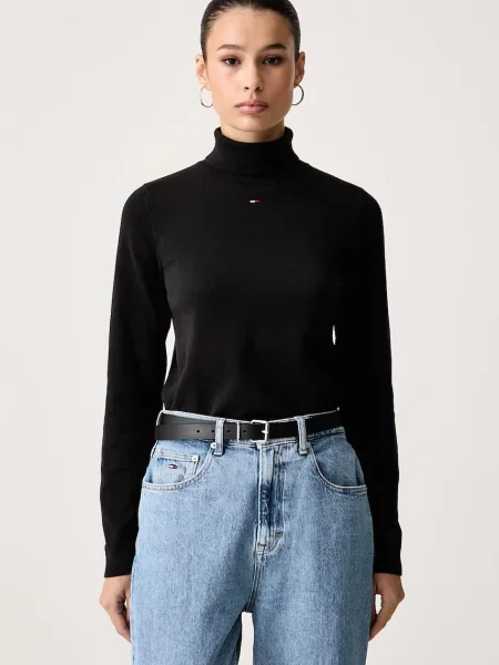 Tommy Jeans sveter čierna