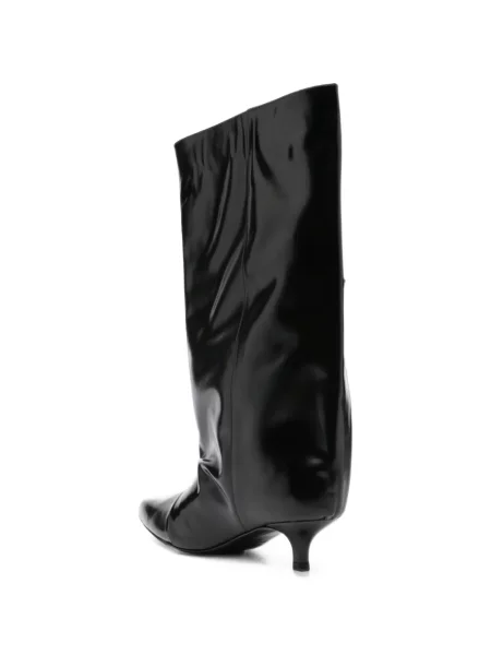 Botine Toga Pulla din piele cu cataramă negru