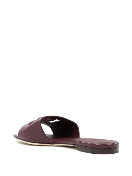 Sandale Dolce & Gabbana din piele violet