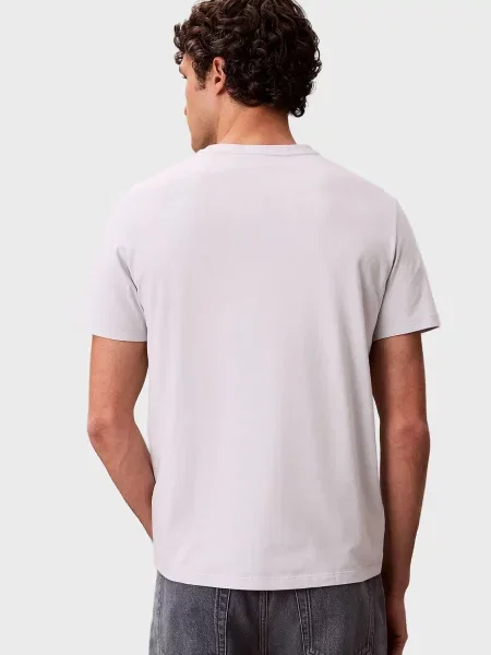Класична футболка Calvin Klein Jeans з джерсі сіра