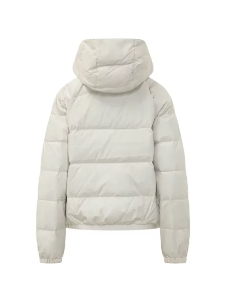 Geacă The North Face cu glugă alb