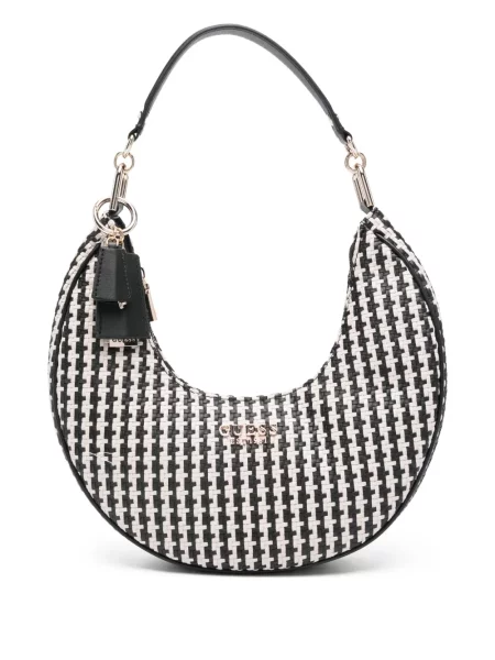 Geanta hobo Guess negru