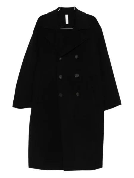 Dvouřadý kabát Hevo černý