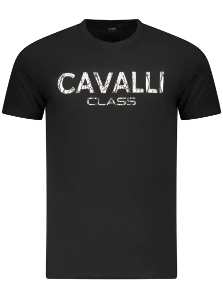 Tricou Cavalli Class cu mâneci scurte alb
