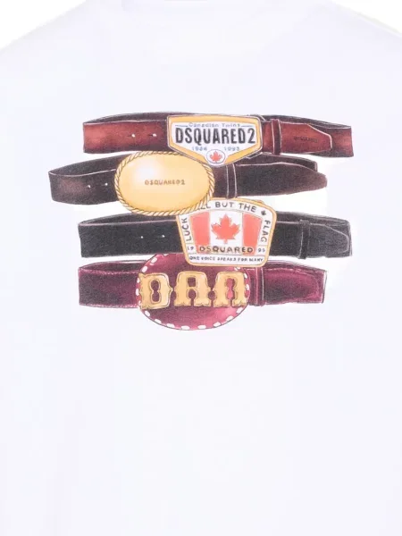 Koszulka dziecięca Dsquared2 biała