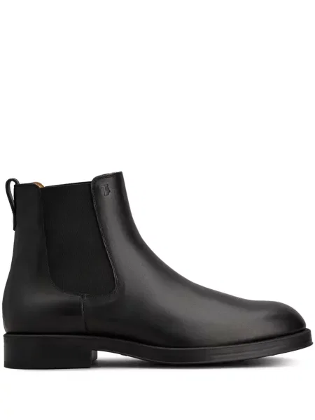 Botine chelsea Tod's din piele negru