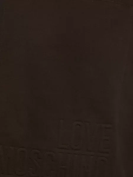 Hanorac Love Moschino cu autograf negru