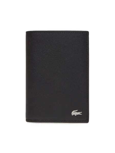 Lacoste Portofel de piele bărbați negru
