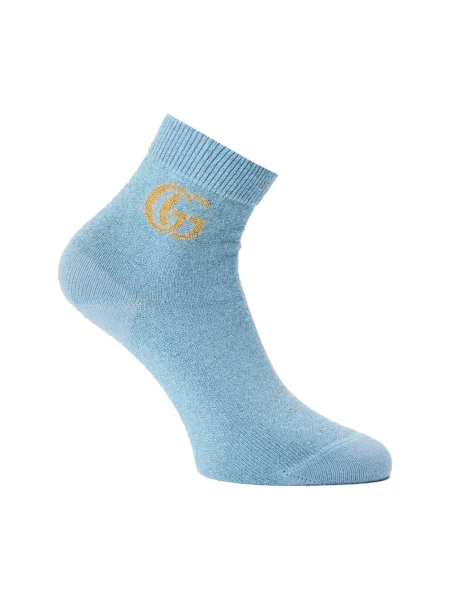 Skarpety Gucci z kaszmiru niebieskie