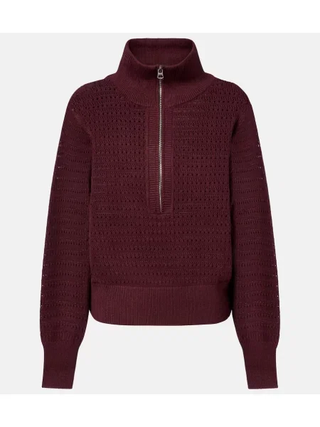 Pulover Varley de jumătate de fermoar bordo
