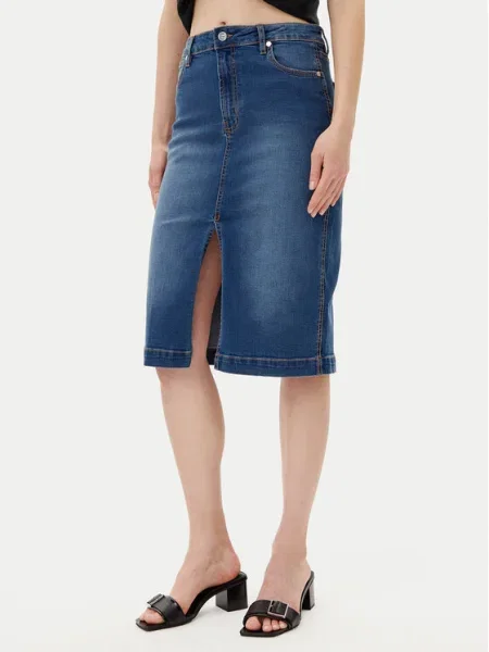 Silvian Heach Fustă de blugi Quofoy Bleumarin