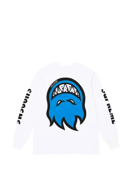 Hanorac Supreme cu imagine alb