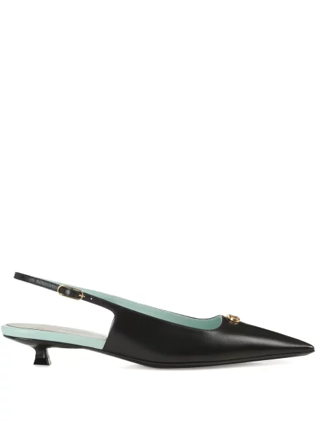 Sandale Sergio Rossi slingback negru