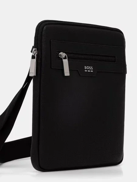 BOSS Torba za čez ramo Lewys_Envelope' črna