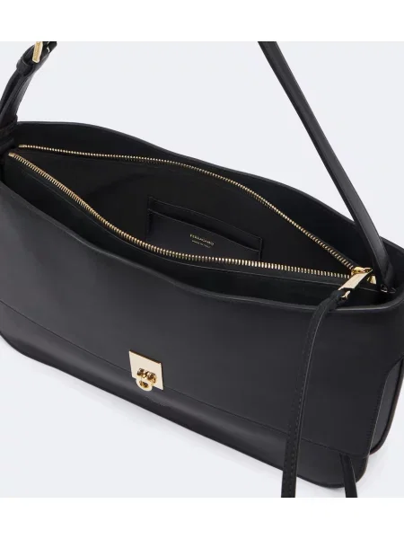 Geantă Ferragamo din piele negru