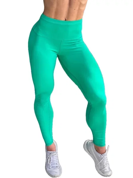 LUXFEEL Tajice Leggings mit hoher Taille Myself' zelena