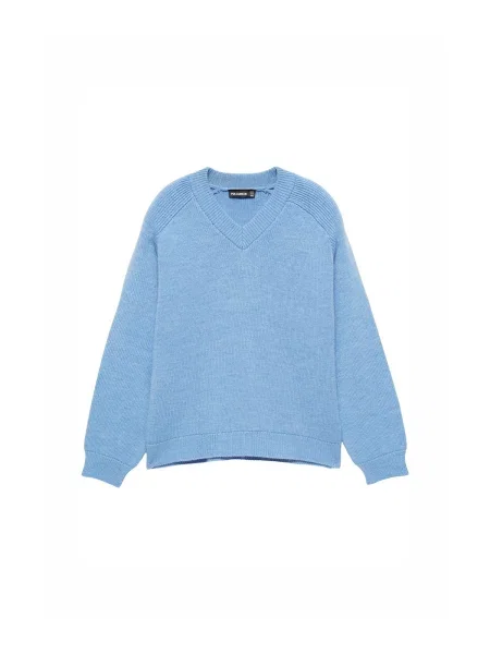 Pull&Bear Pulover deschis albastru