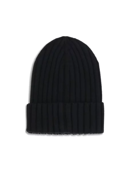 Czapka Moncler wełniana czarna