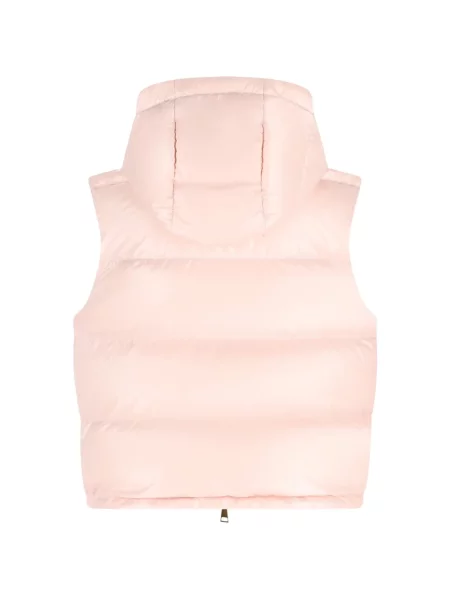 Scurt vestă din puf Moncler roz
