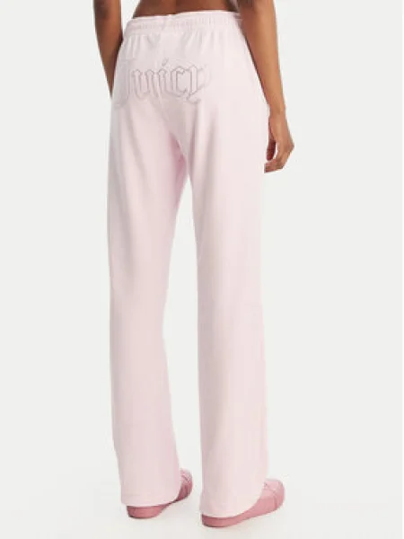 Juicy Couture Melegítő alsó Tina Straight Leg rózsaszín
