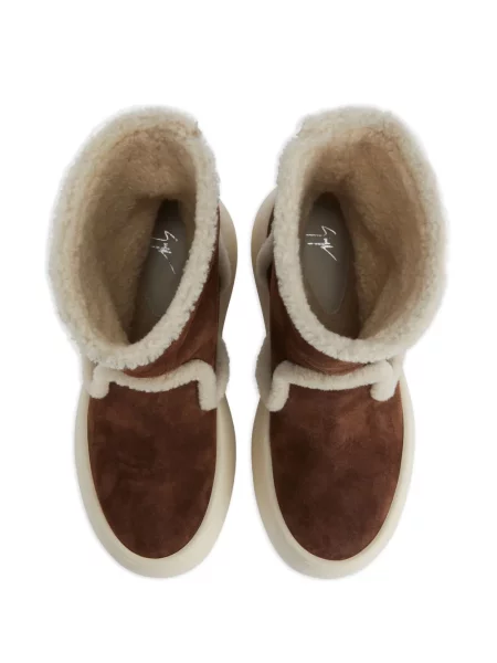 Botine Giuseppe Zanotti cu platformă maro