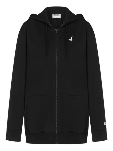 Hanorac cu glugă Moschino negru